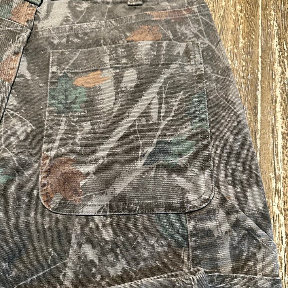 Abercrombie Loose Fit Camo Carpernter Workwear Canvas Pants 29W x 32L (30W x 31) - Picture 15 of 15
